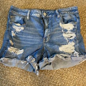 AE High Waisted Super Stretch Shorts